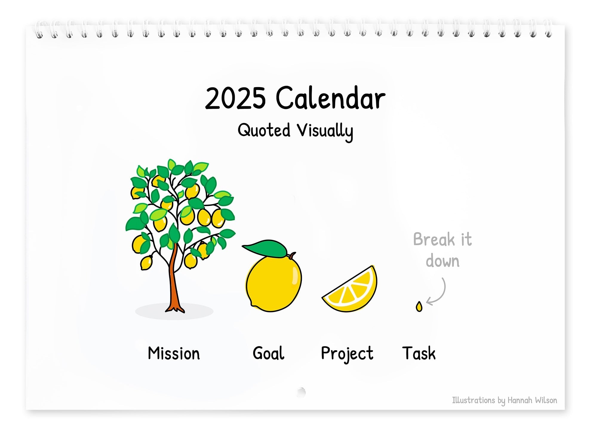 2025 Calendars – Quoted Visually