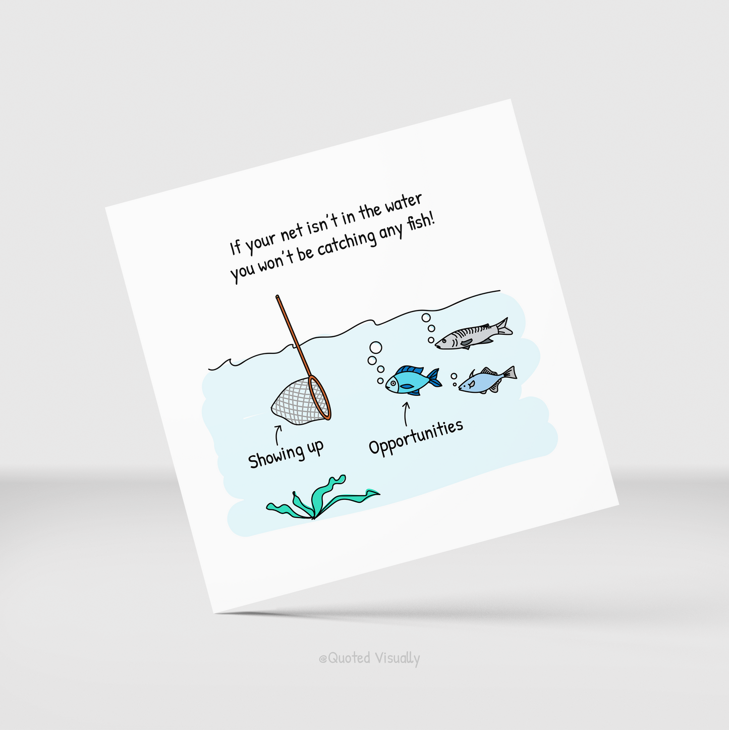 Print - Catching Opportunities (21 x 21 cm)