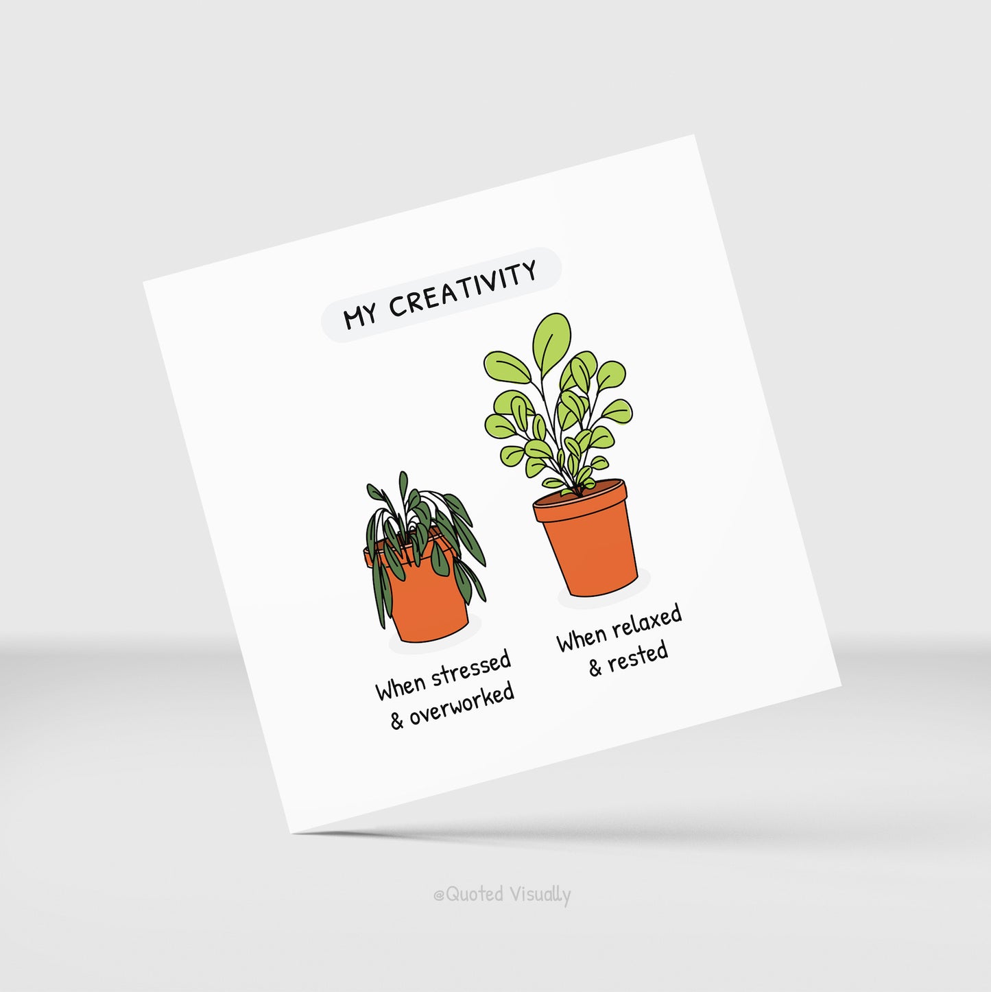 Print - My Creativity (21 x 21 cm)