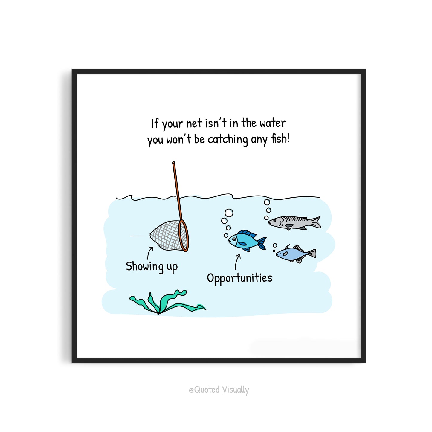 Print - Catching Opportunities (21 x 21 cm)