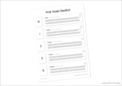 Viral visual checklist