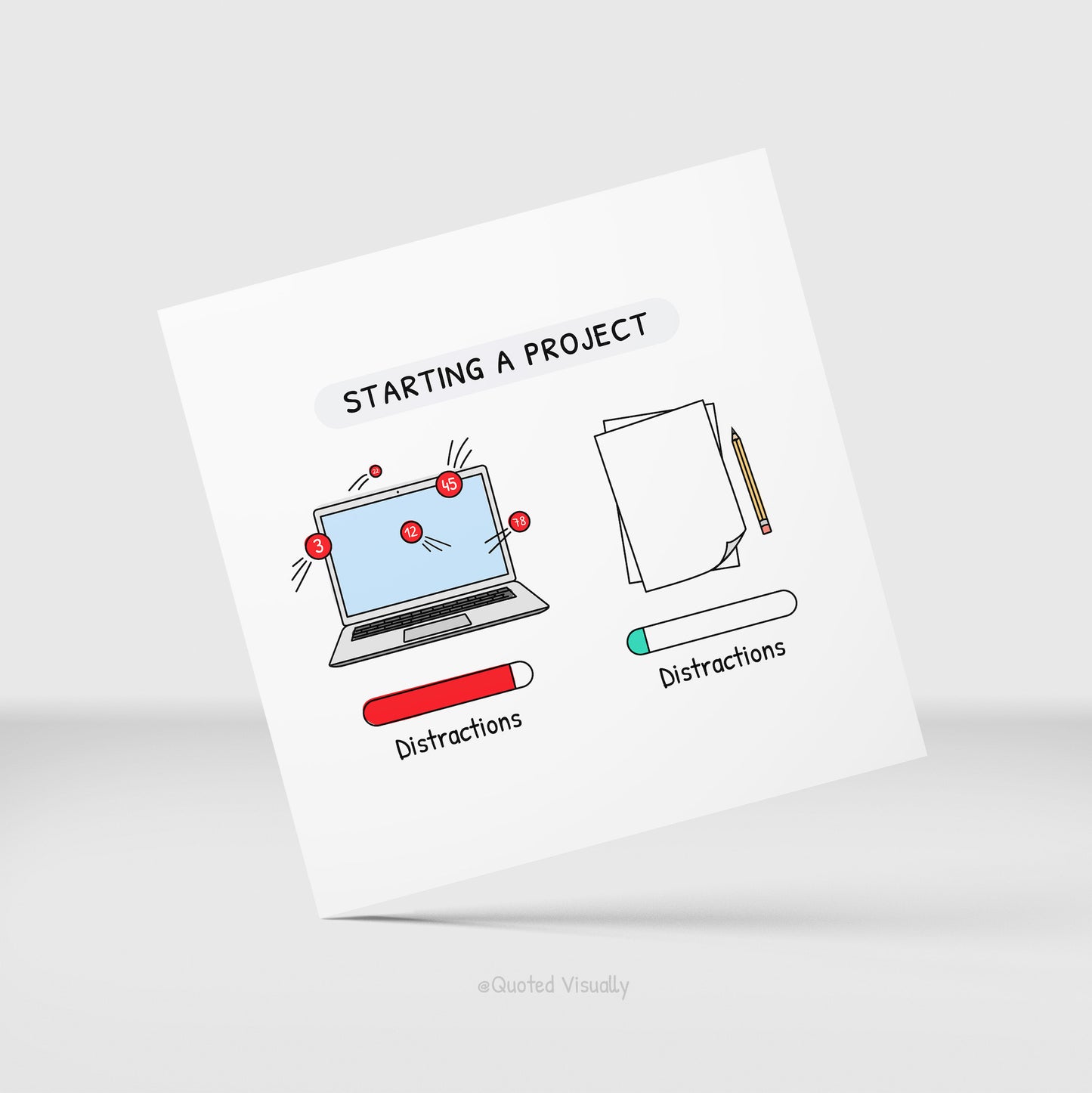 Print - Starting a Project (21 x 21 cm)