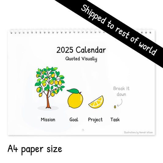 2025 Wall Calendars (UK, EU, Rest of world)