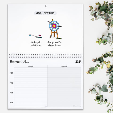 2024 Double Page Wall Calendars
